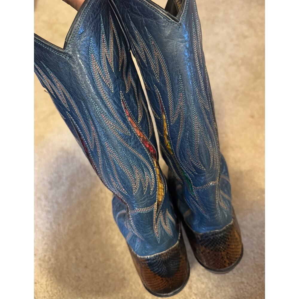 Dan Post Python Cowboy Boots - Picture 4 of 7